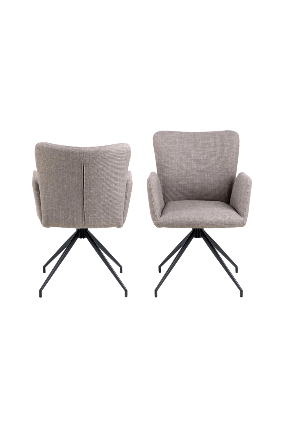 AC Design Furniture Matstol med armstöd Laura, brun från AC Design Furniture, bild 5