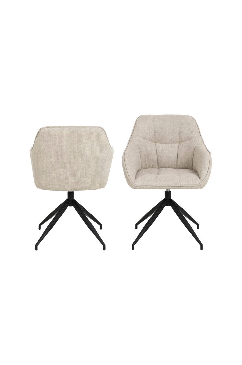 AC Design Furniture Matstol med armstöd Brenda, natur från AC Design Furniture, bild 5