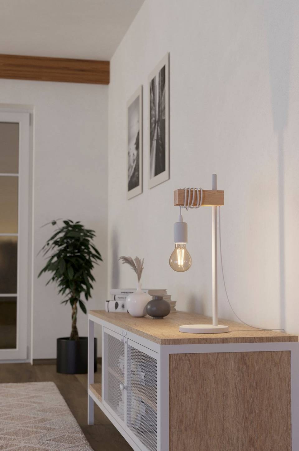 EGLO Bordslampa Townshend, vit från EGLO, bild 5