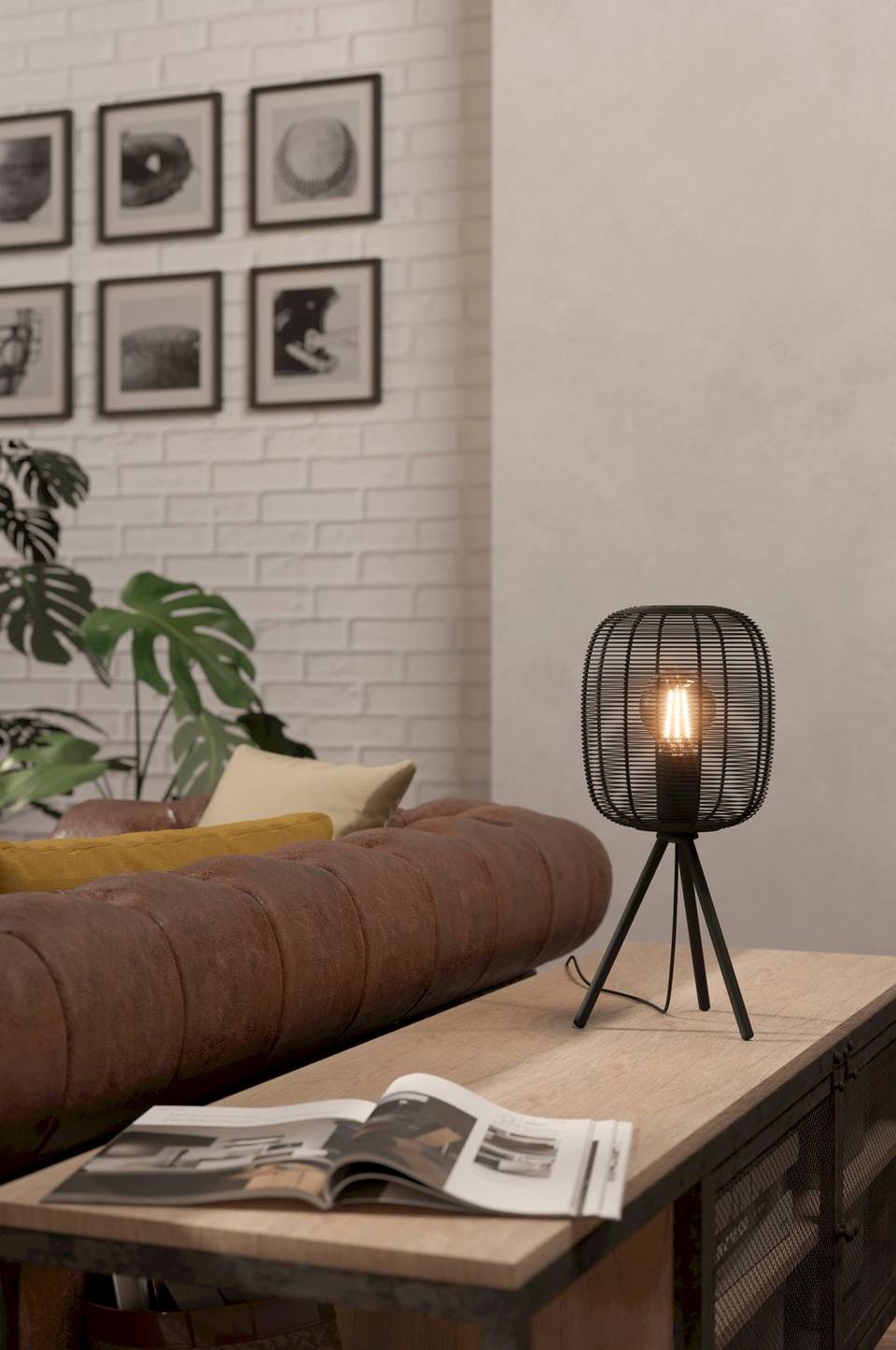 EGLO Bordslampa Rinroe, svart från EGLO, bild 5
