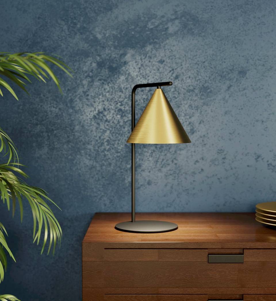 EGLO Bordslampa Narices, mässing från EGLO, bild 5