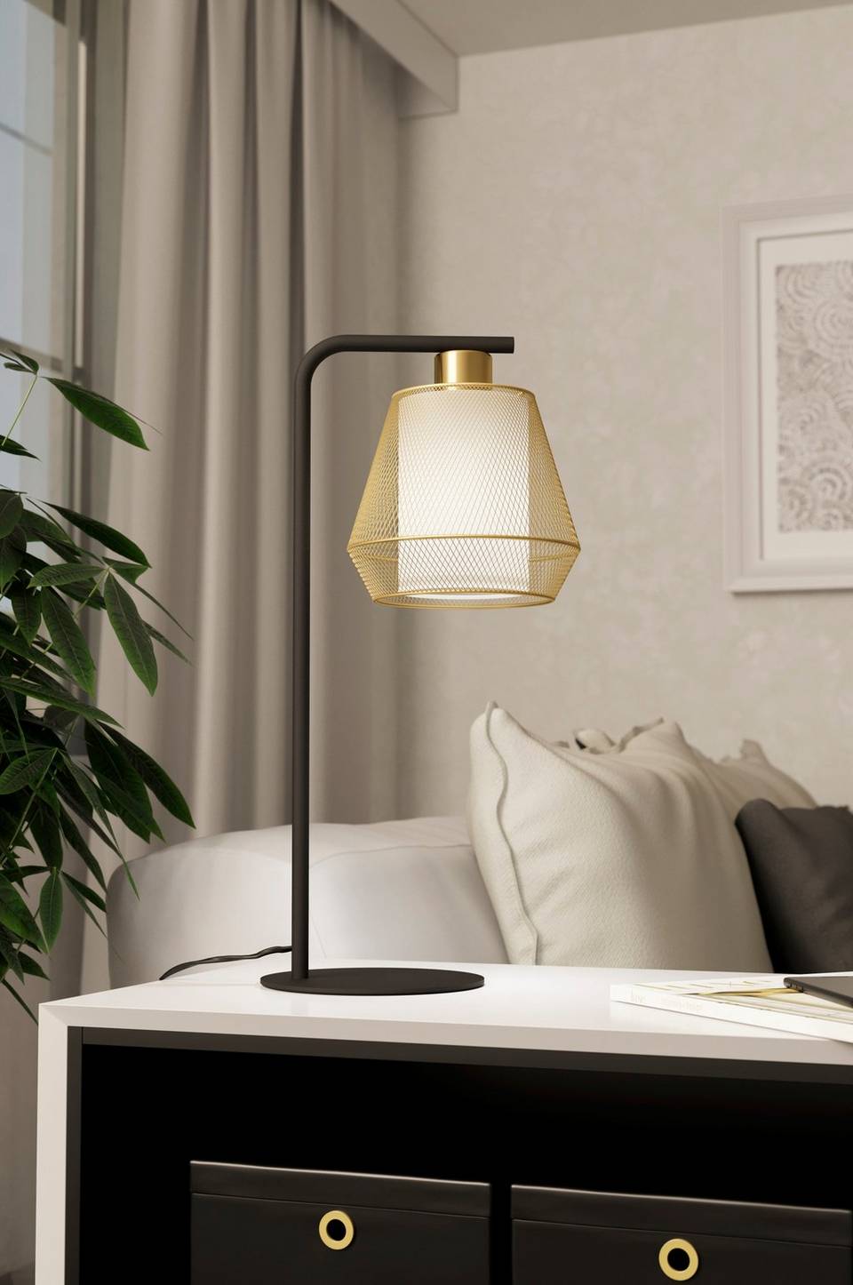 EGLO Bordslampa Ciudadela, svart från EGLO, bild 5