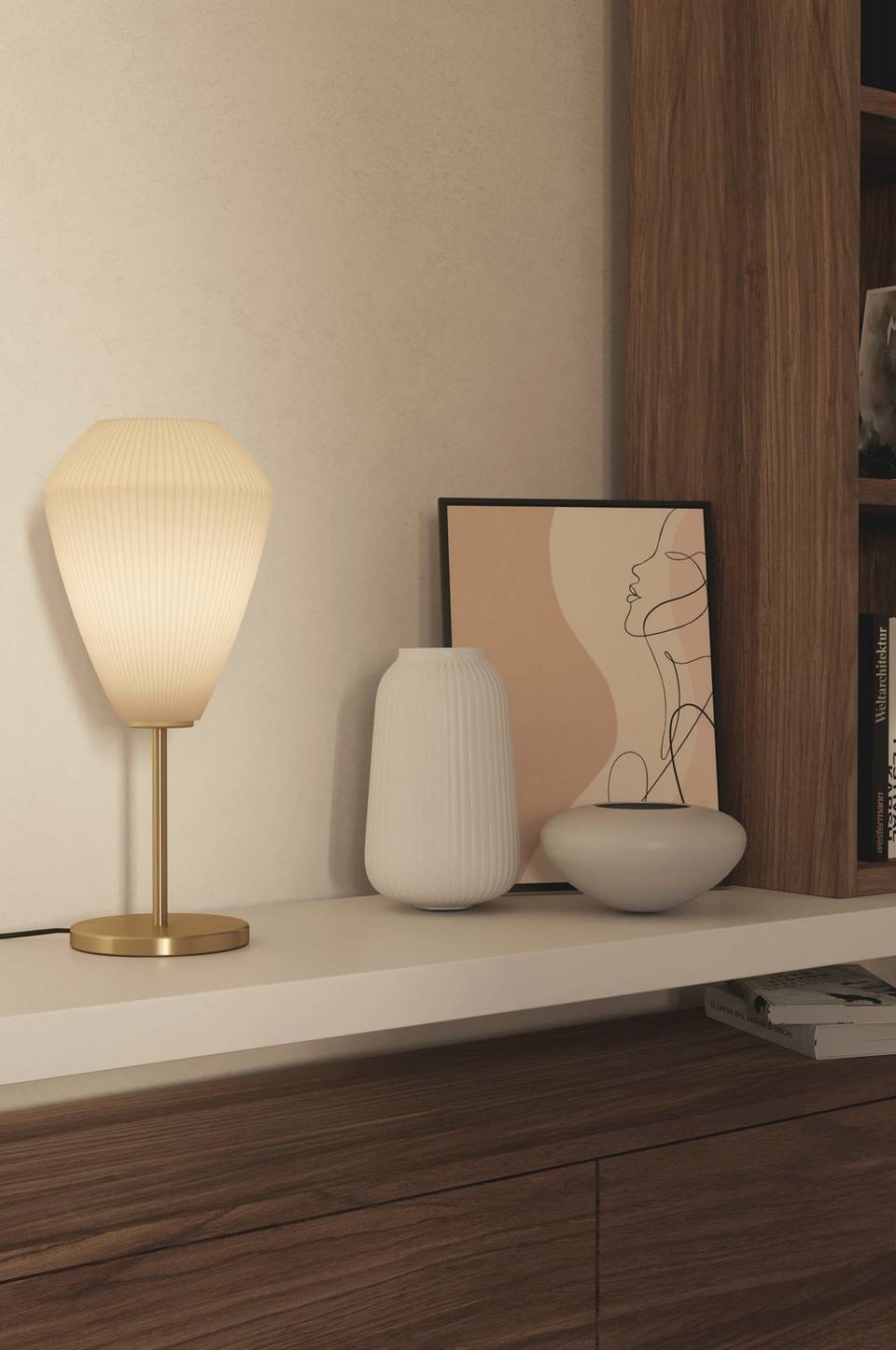 EGLO Bordslampa Caprarola, beige från EGLO, bild 5