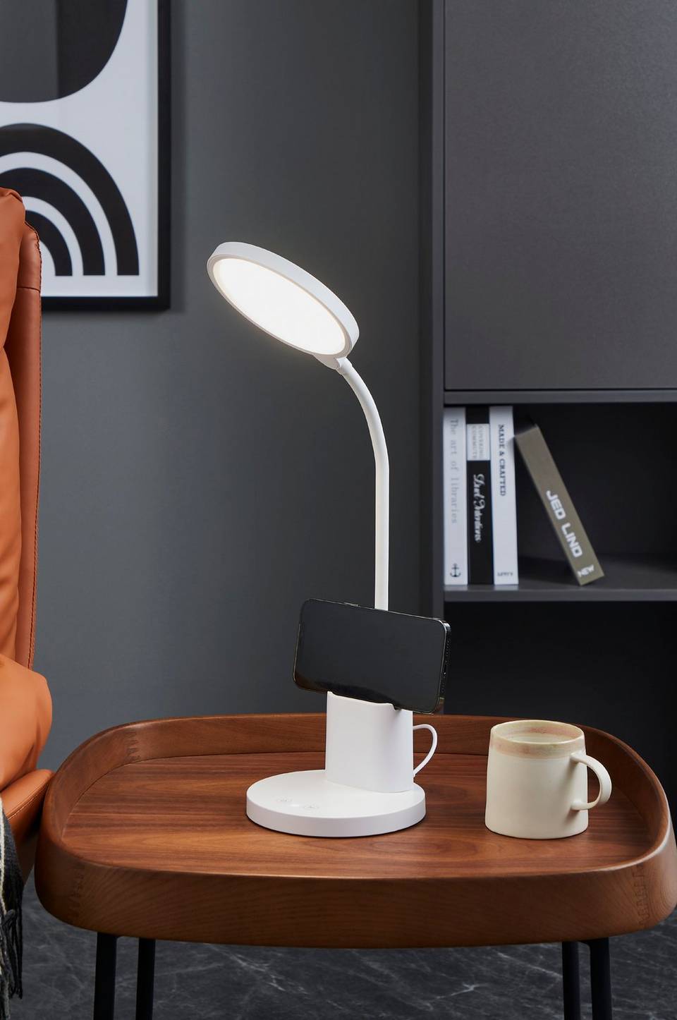 EGLO Skrivbordslampa Brolini Cct w.Touch, vit från EGLO, bild 5