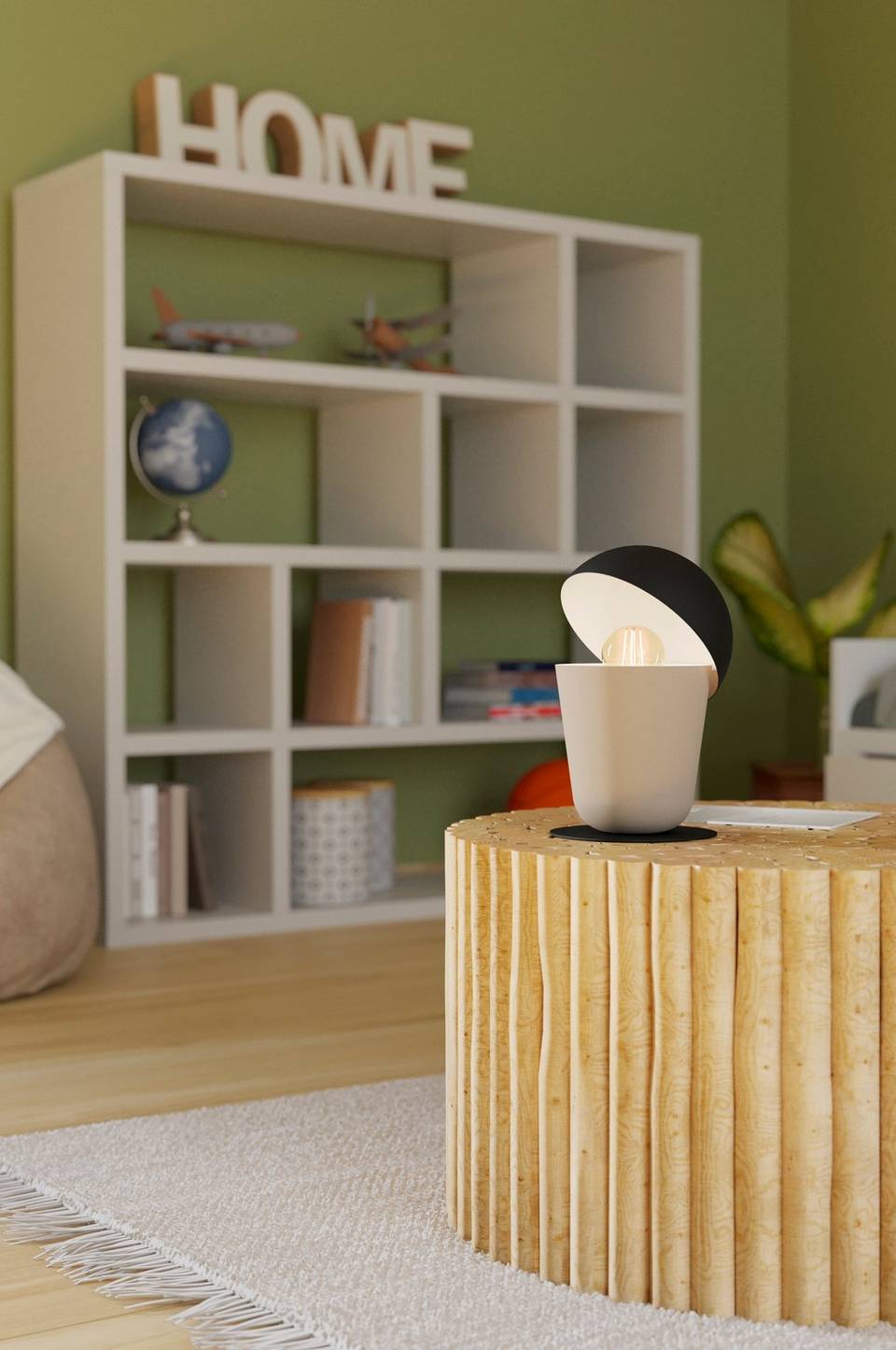 EGLO Bordslampa Batabano, beige från EGLO, bild 5