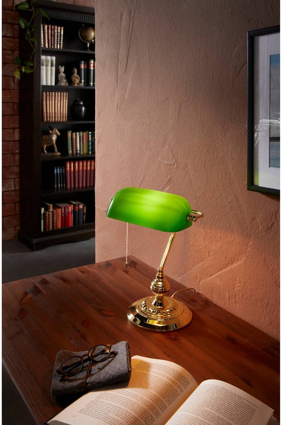 EGLO Skrivbordslampa Banker, grön från EGLO, bild 5