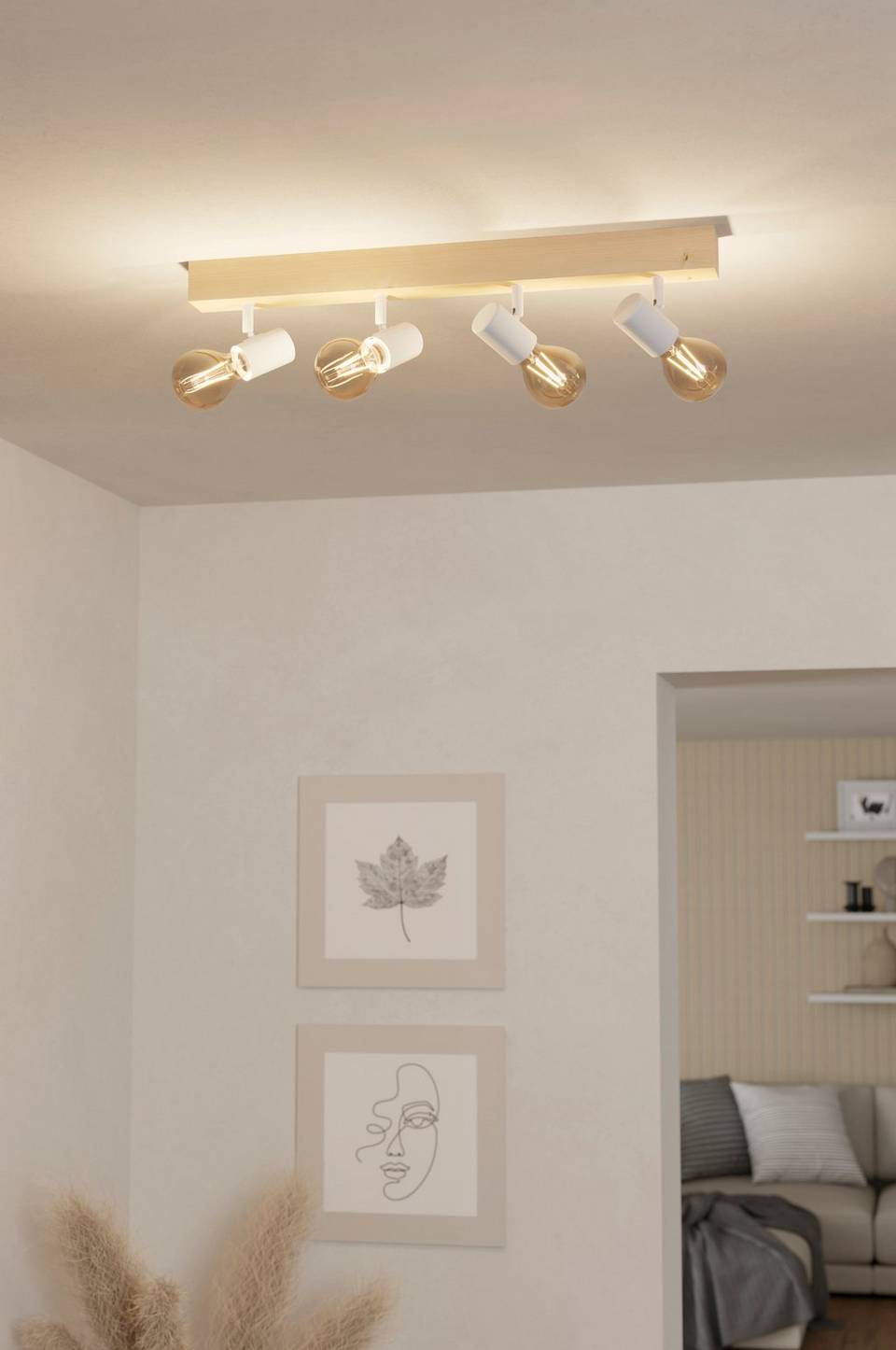 EGLO Spotlight Townshend 3 4-Light, brun från EGLO, bild 5