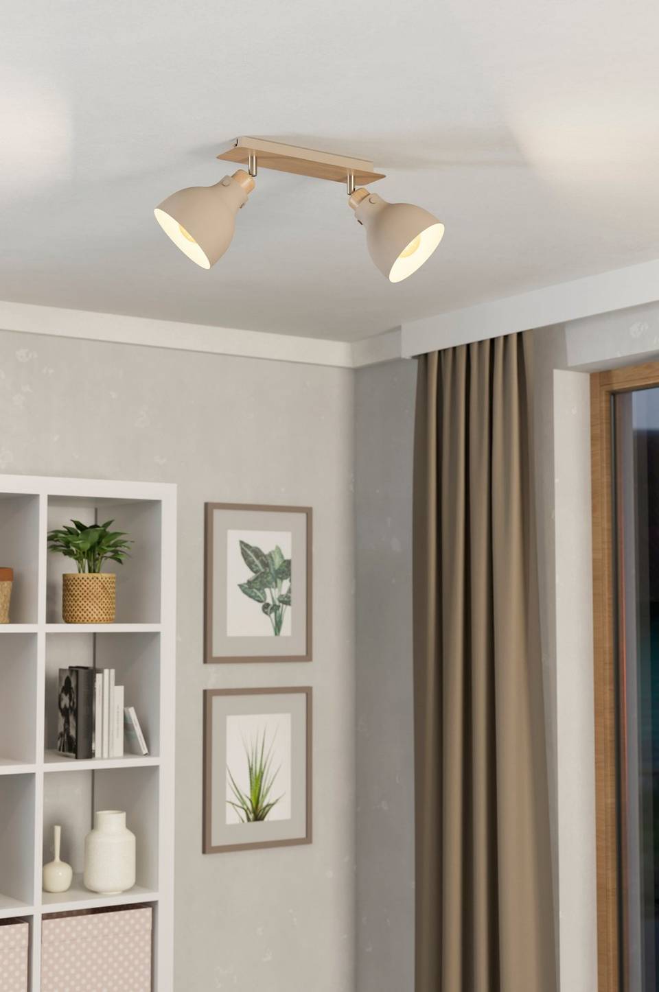 EGLO Spotlight Arrecife 2-Light, beige från EGLO, bild 5