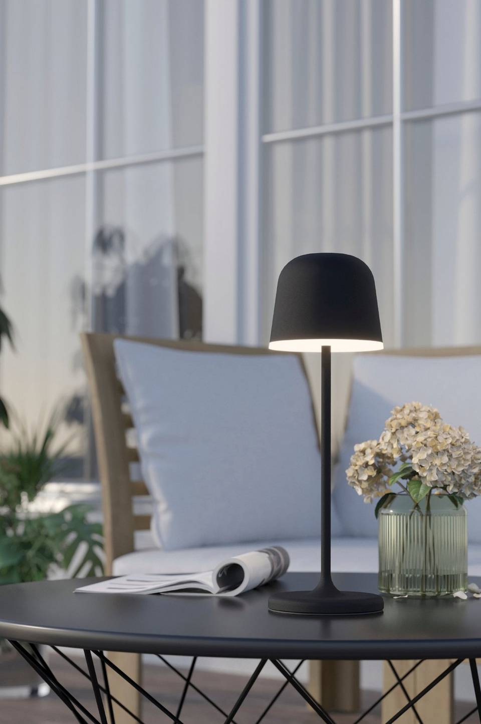 EGLO Bärbar lampa Mannera Touch Dim, svart från EGLO, bild 5