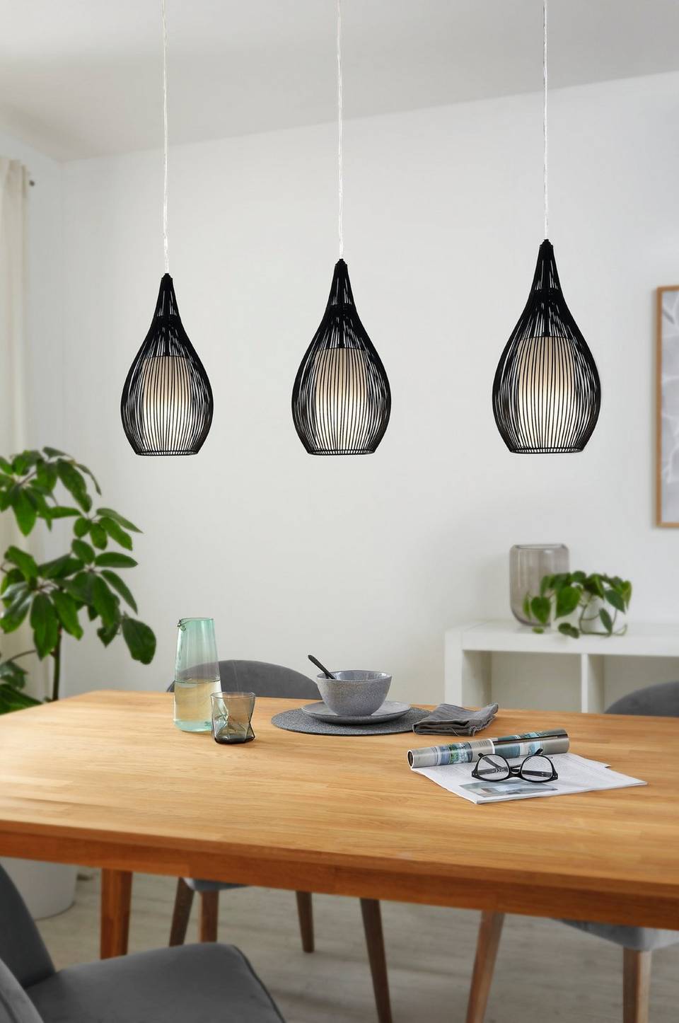 EGLO Pendel Razoni 3-Light, svart från EGLO, bild 5