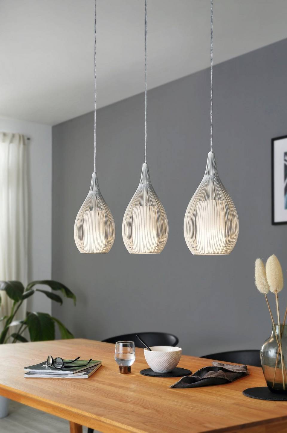 EGLO Pendel Razoni 3-Light, vit från EGLO, bild 5
