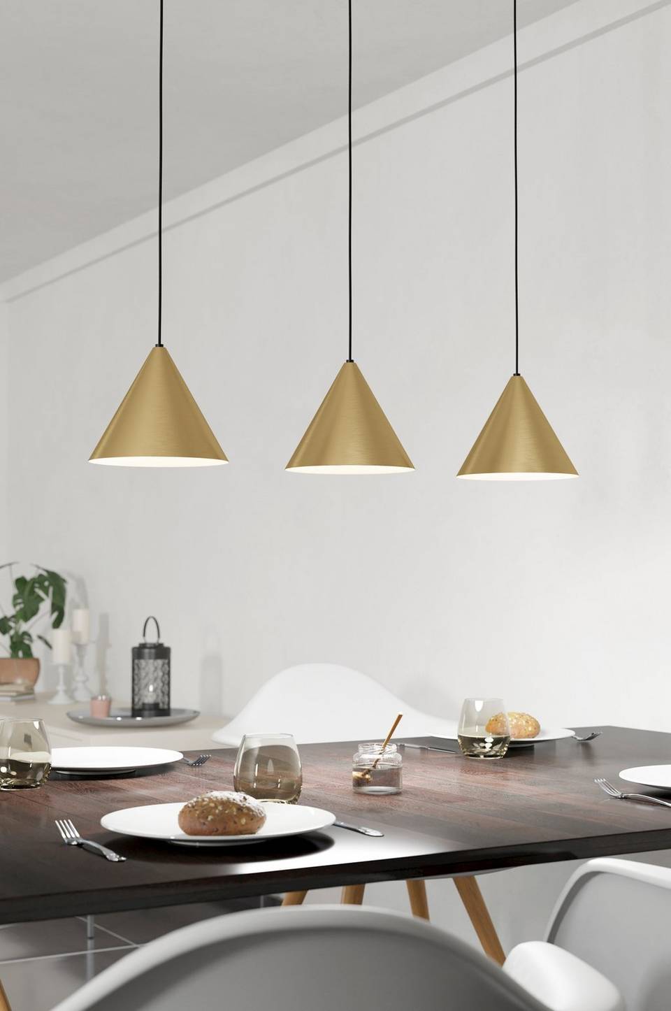 EGLO Pendel Narices 3-Light, mässing från EGLO, bild 5