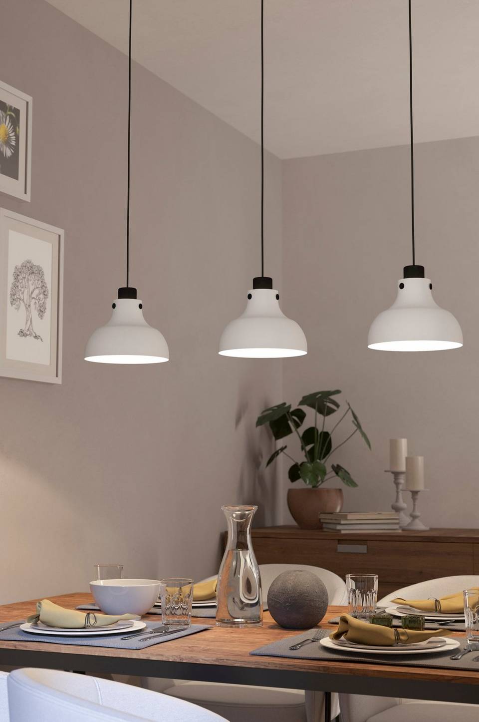 EGLO Pendel Matlock 2-Light, grå från EGLO, bild 5