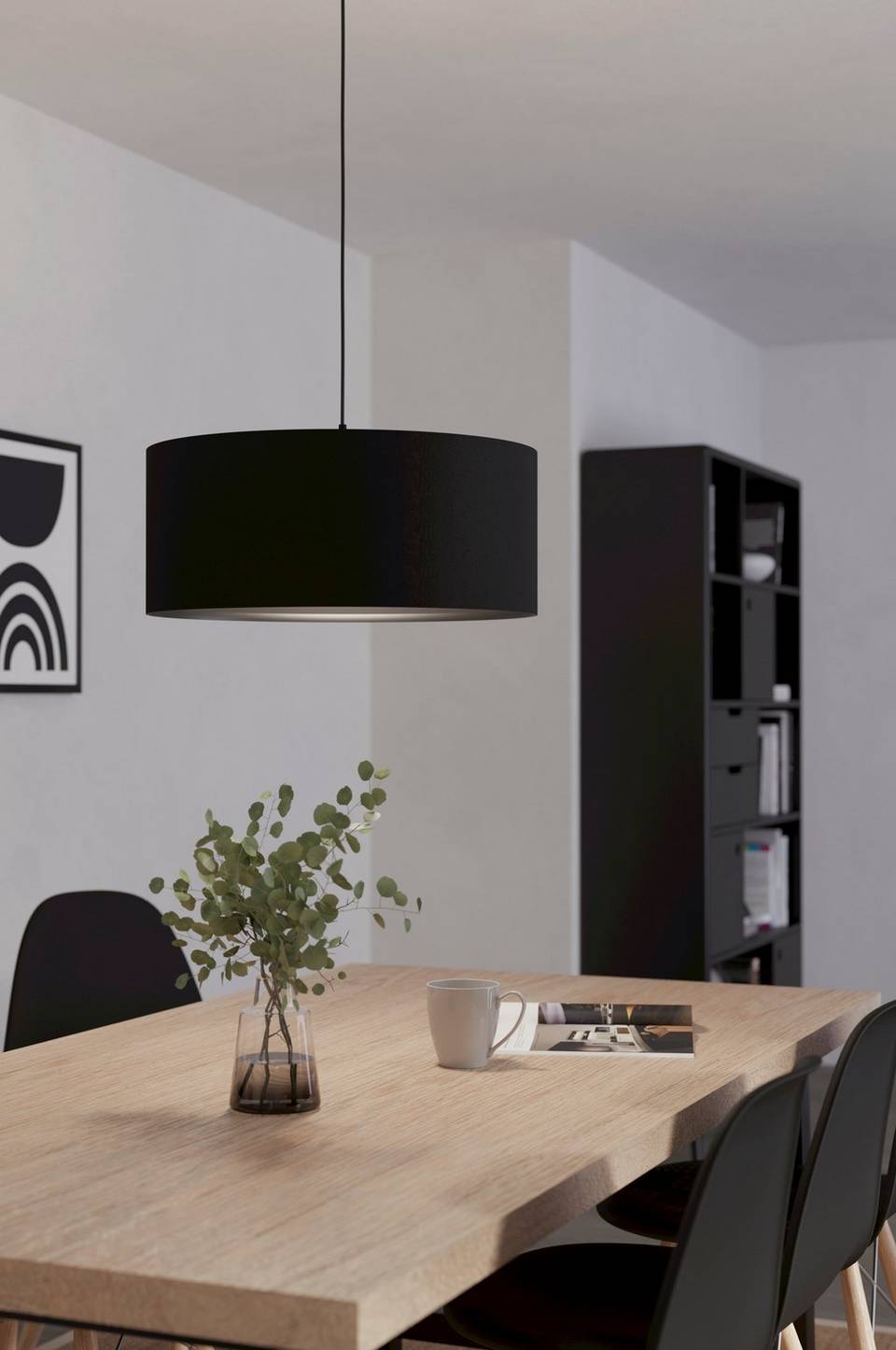 EGLO Taklampa Maserlo 1 D53, svart från EGLO, bild 5