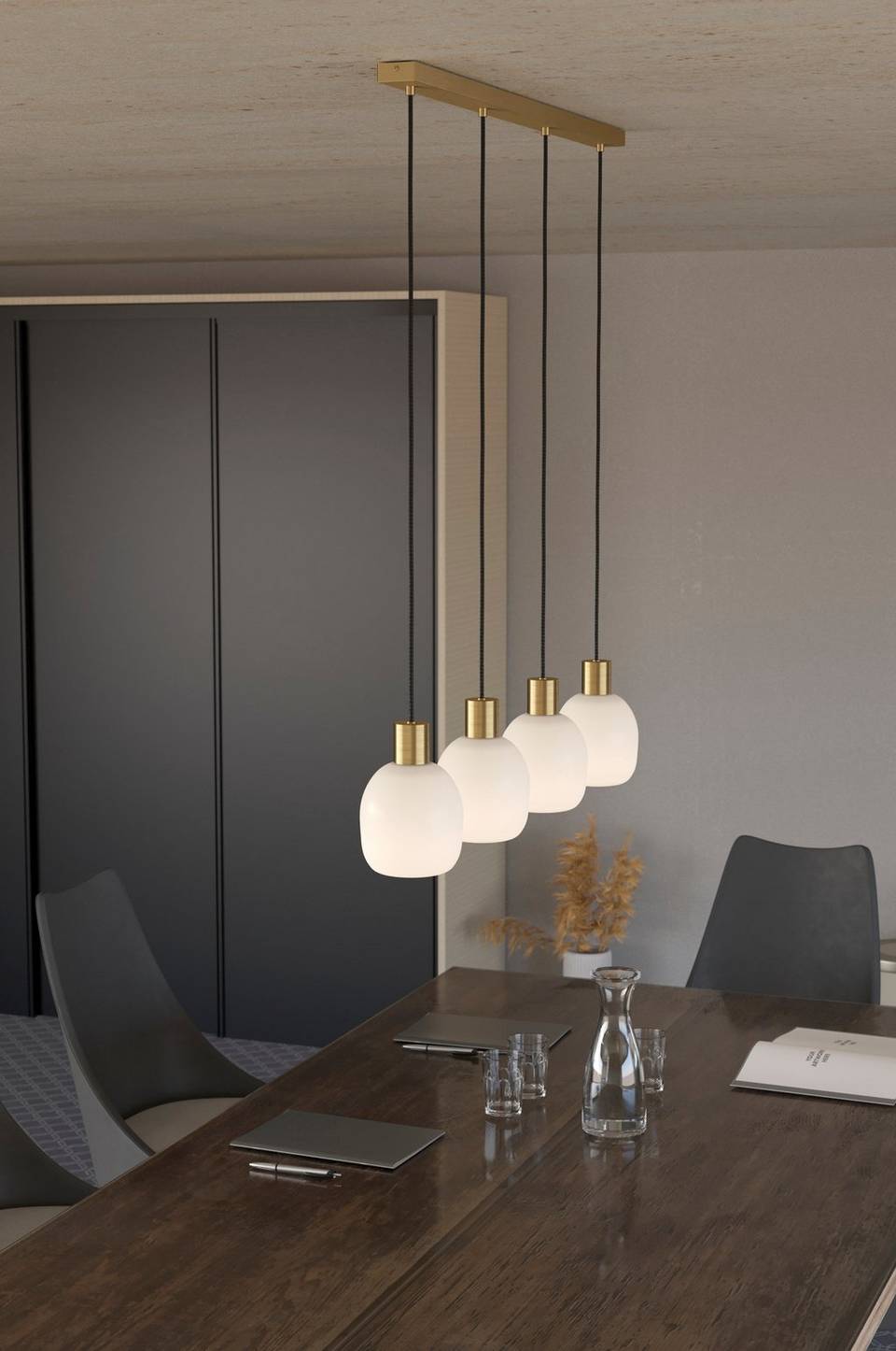 EGLO Pendel Manzanares 4-Light, vit från EGLO, bild 5