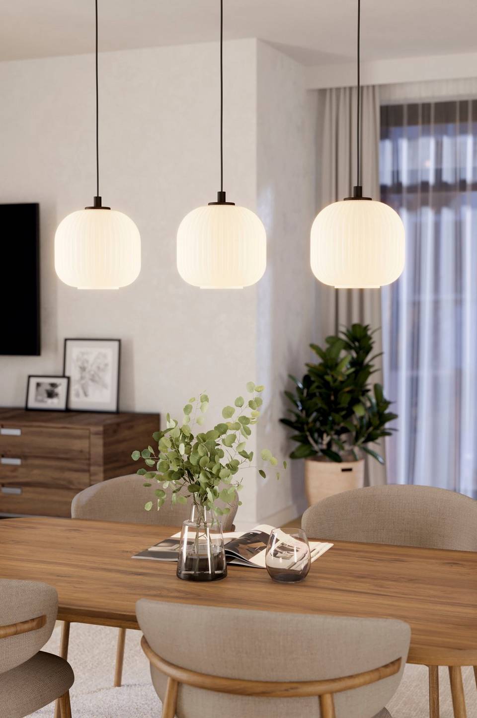 EGLO Pendel Mantunalle 3-Light, vit från EGLO, bild 5