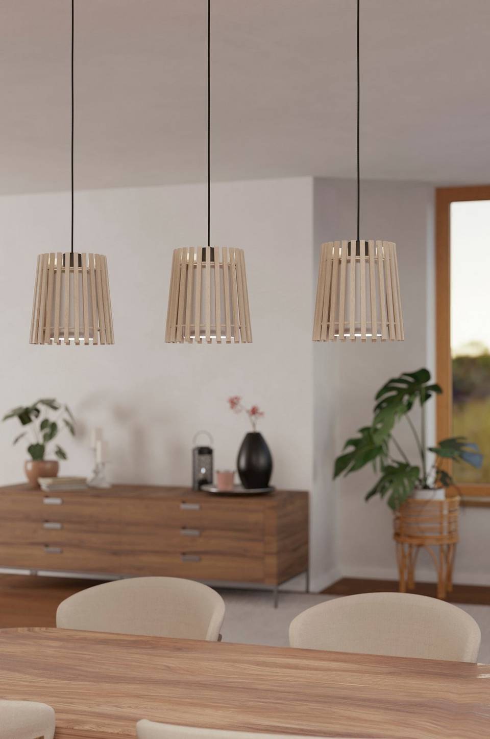 EGLO Pendel Fattoria 3-Light, brun från EGLO, bild 5