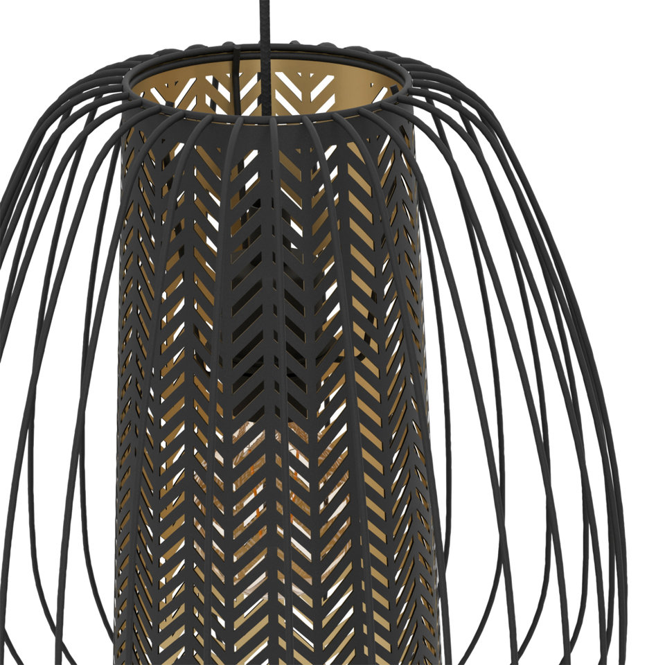 EGLO Taklampa Curasao 3-Light, svart från EGLO, bild 5