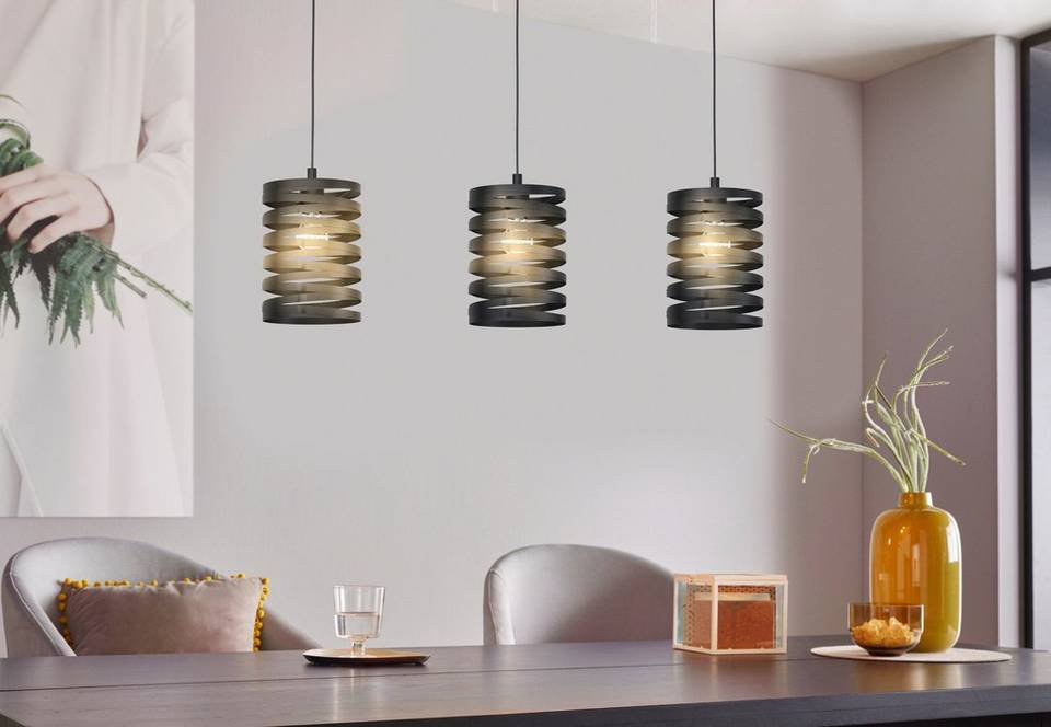 EGLO Pendel Cremella 3-Light, svart från EGLO, bild 5