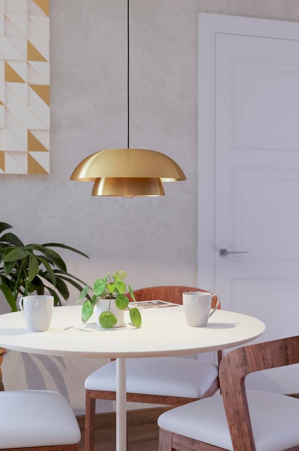 EGLO Pendel Cenciara 1-Light, mässing från EGLO, bild 5