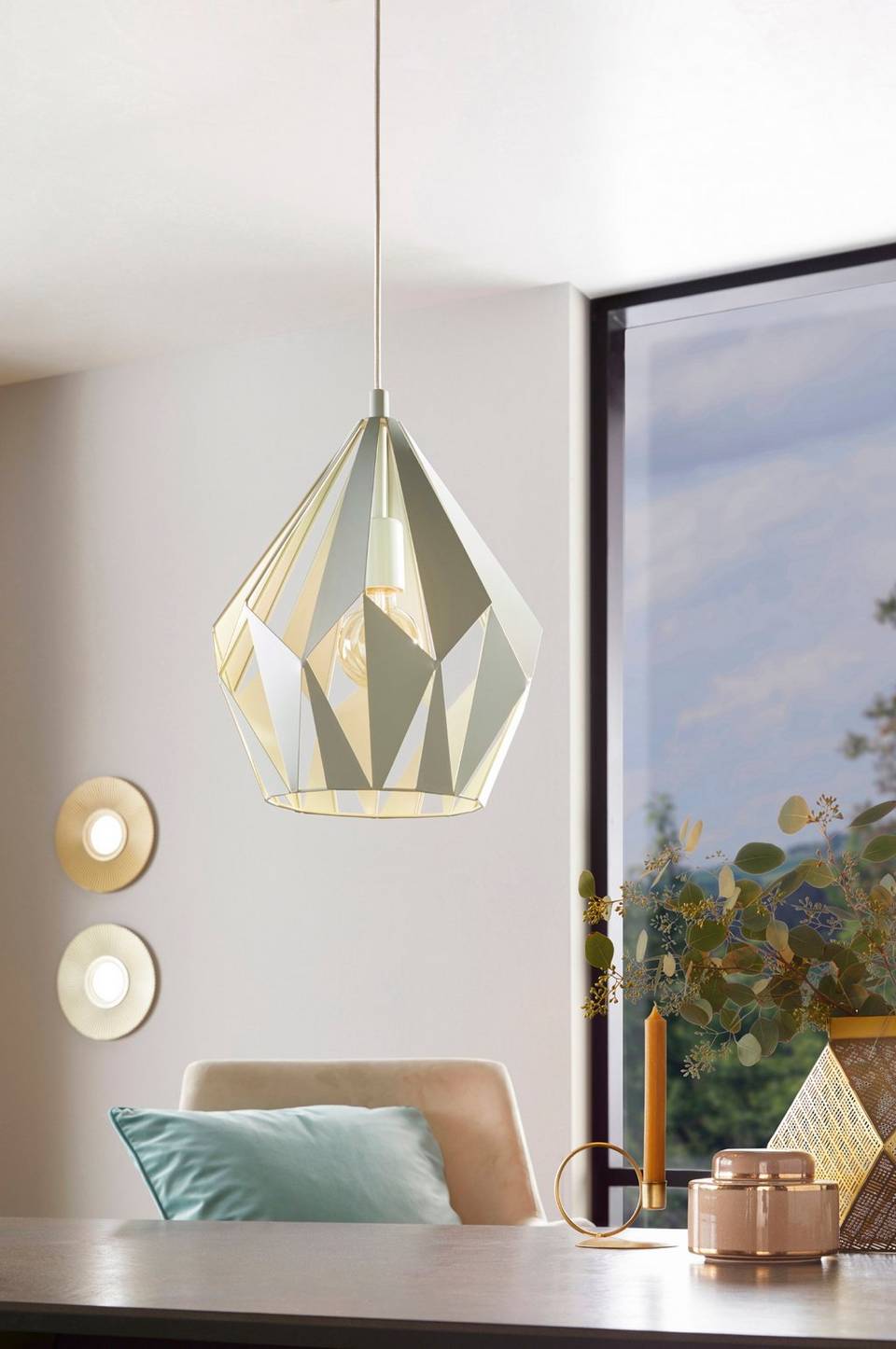 EGLO Taklampa Carlton D31, grön från EGLO, bild 5