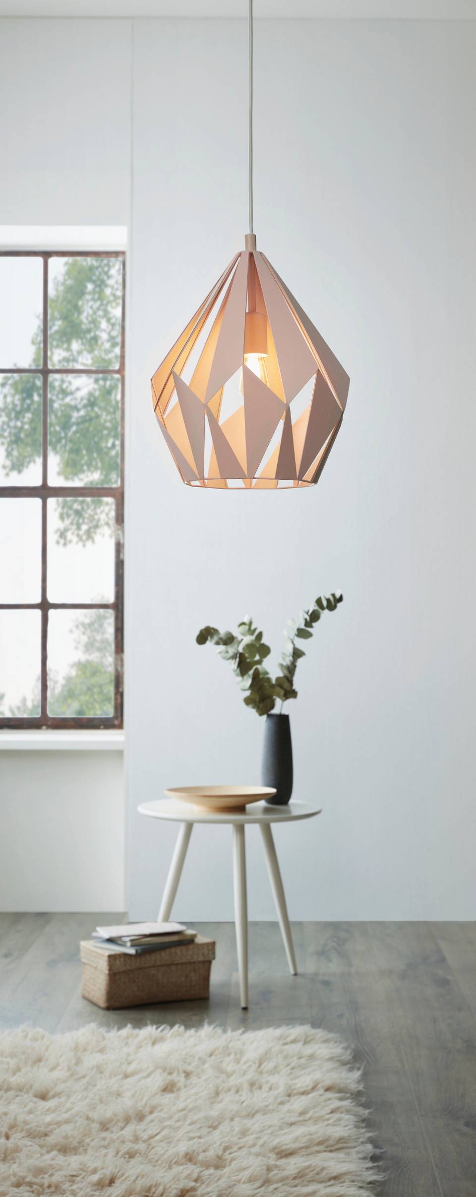 EGLO Taklampa Carlton D31, rosa från EGLO, bild 5