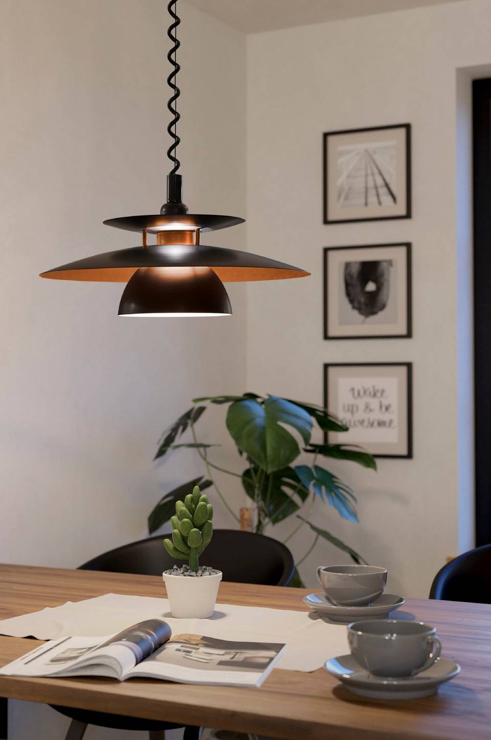 EGLO Taklampa Brenda D43, svart från EGLO, bild 5