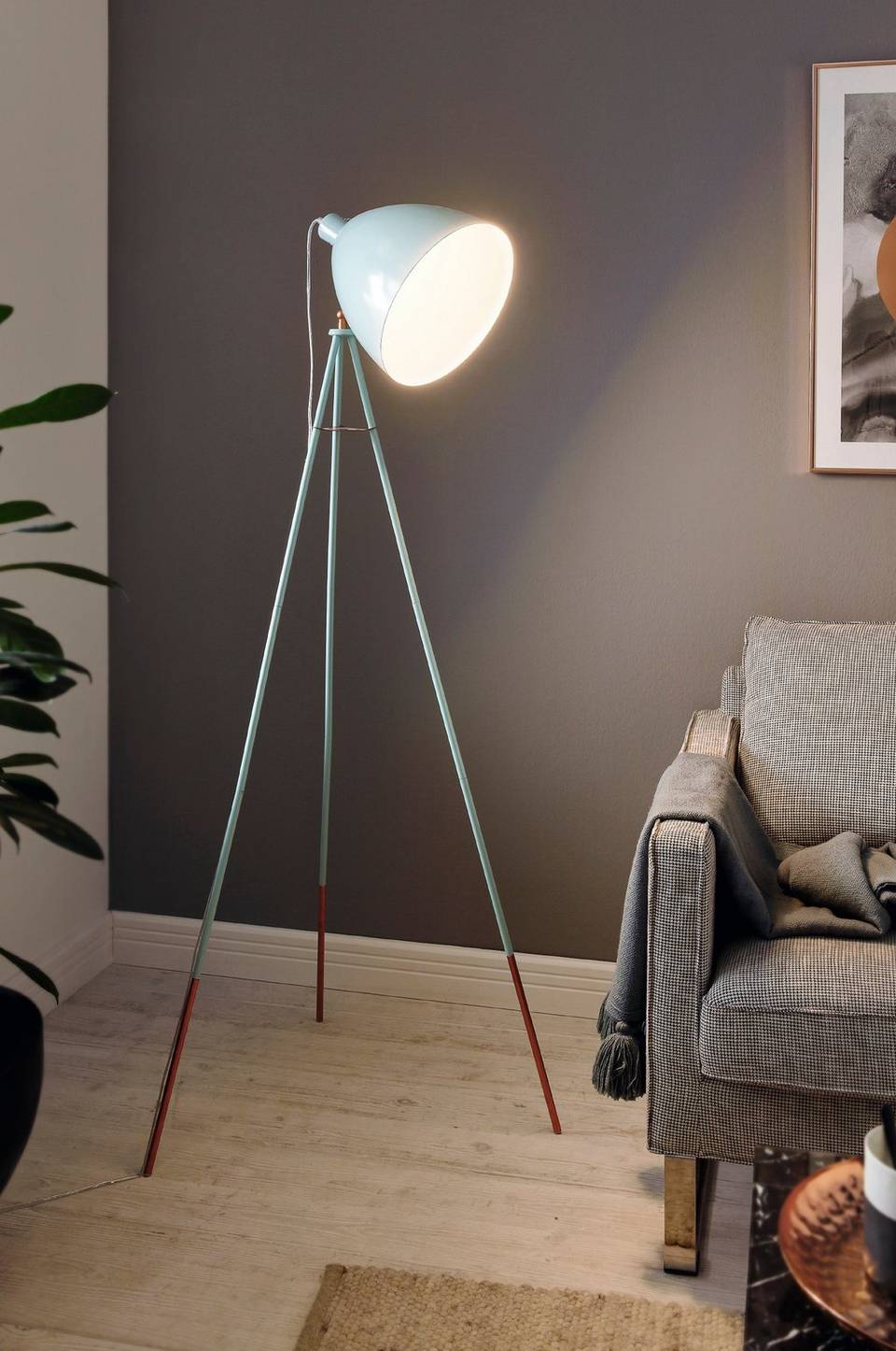 EGLO Golvlampa Dundee, grön från EGLO, bild 5