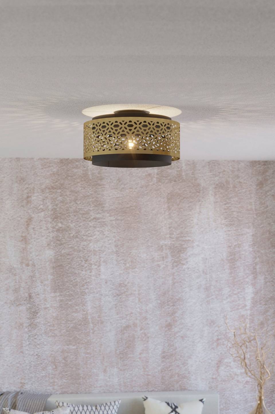 EGLO Plafond Sandbach D42, mässing från EGLO, bild 5