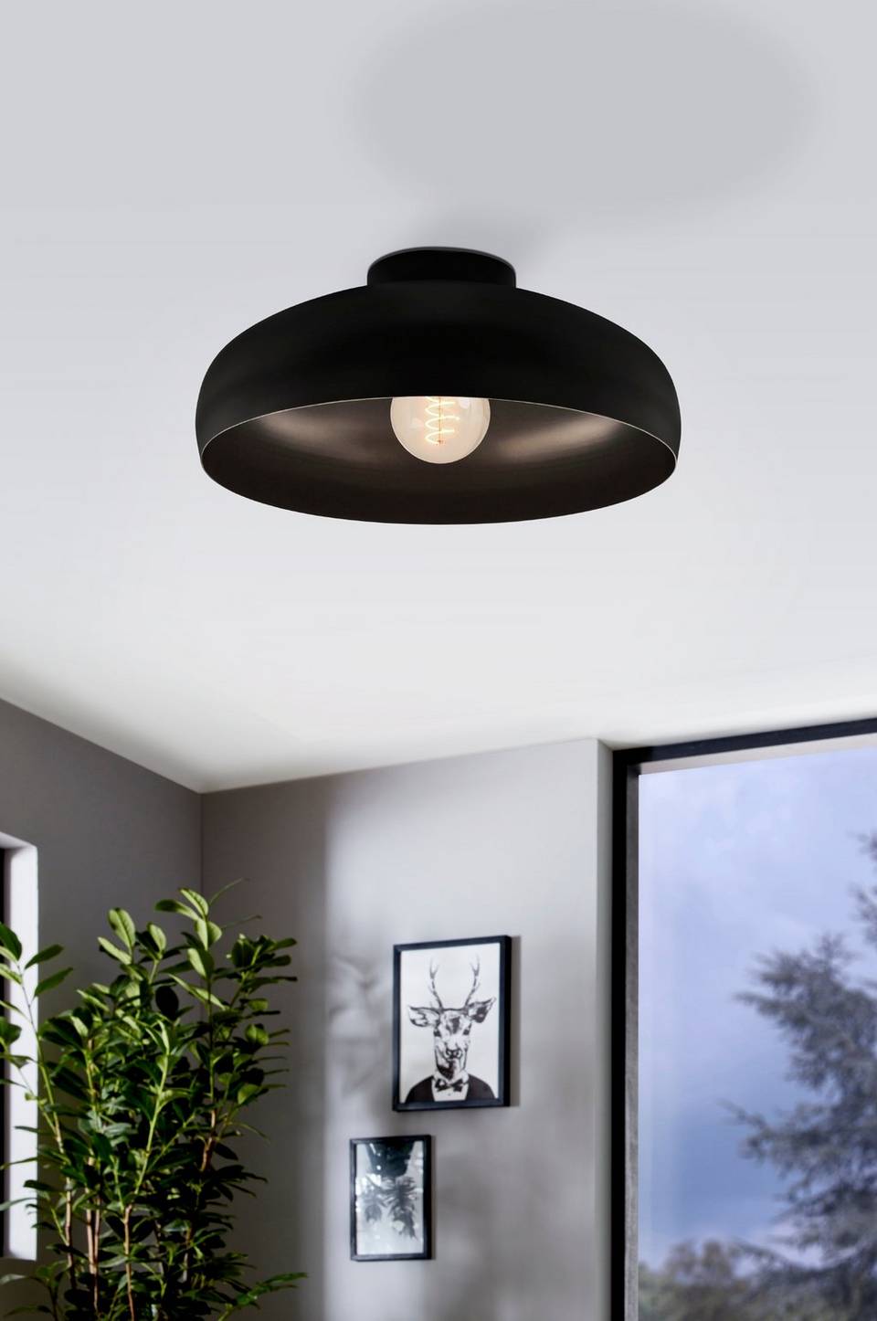 EGLO Plafond Mogano D40, svart från EGLO, bild 5