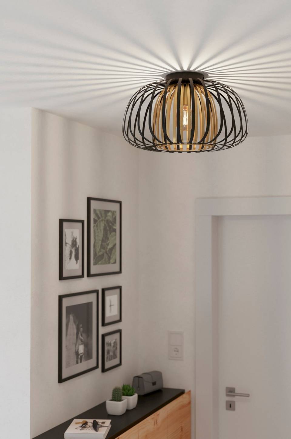 EGLO Plafond Encinitos D45, svart från EGLO, bild 5