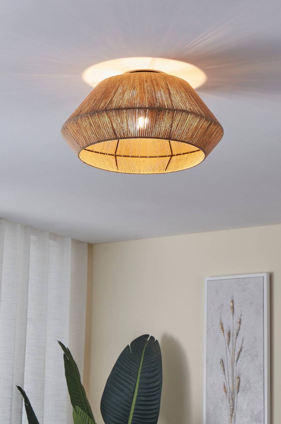 EGLO Plafond Alderney D48, brun från EGLO, bild 5