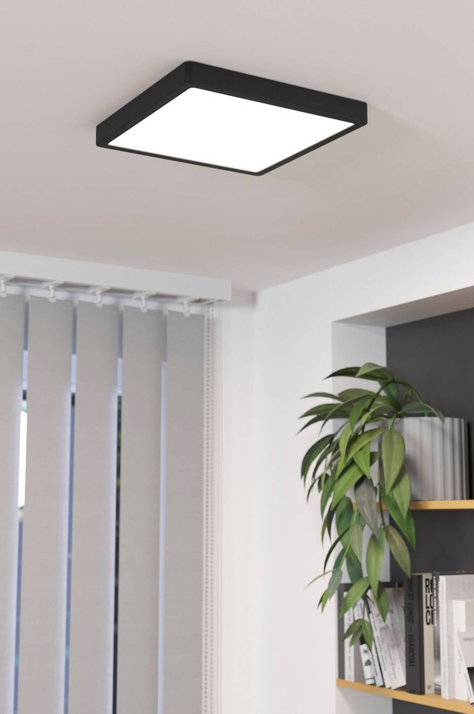 EGLO Badrumslampa Fueva 5 28,5x28,5, svart från EGLO, bild 5