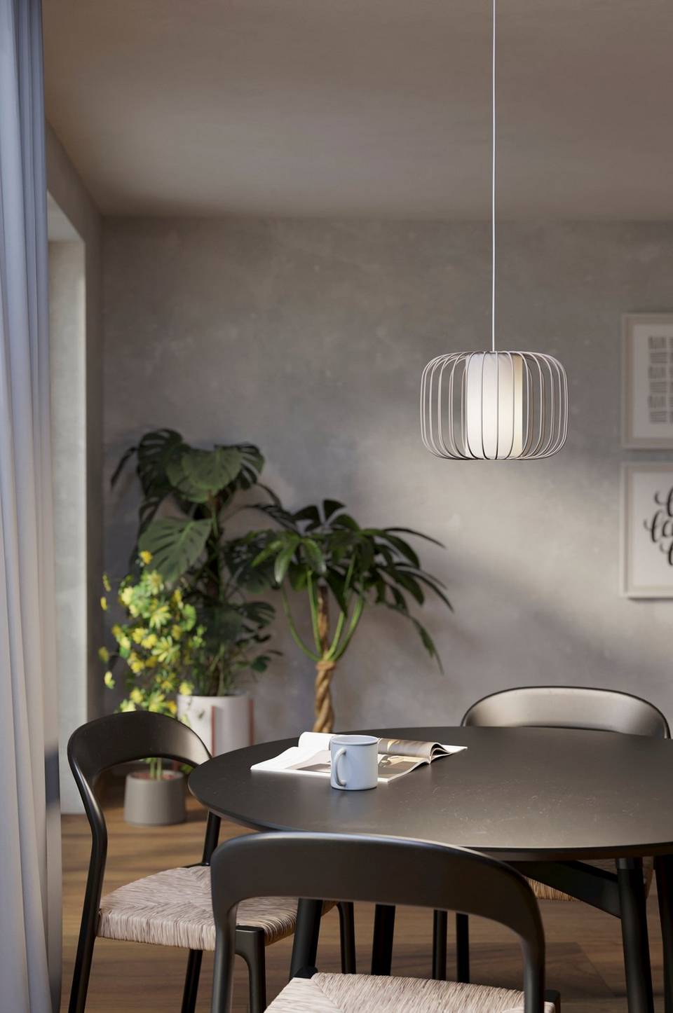 EGLO Pendel Terrarosa D28,5, beige från EGLO, bild 5