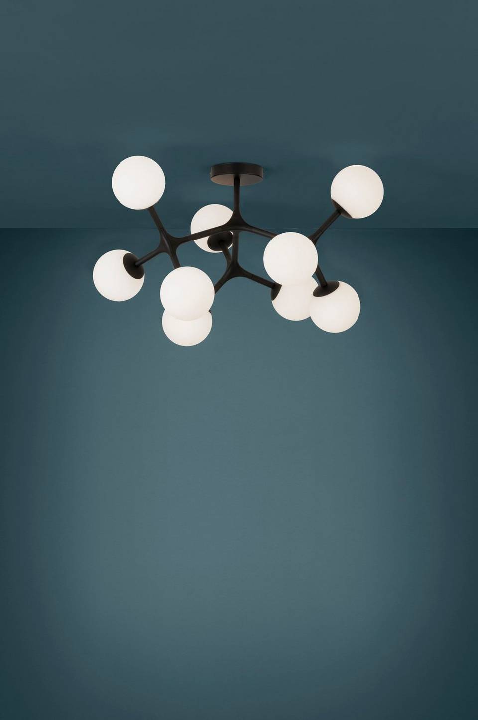 EGLO Plafond Maragall 9-Light, svart från EGLO, bild 5