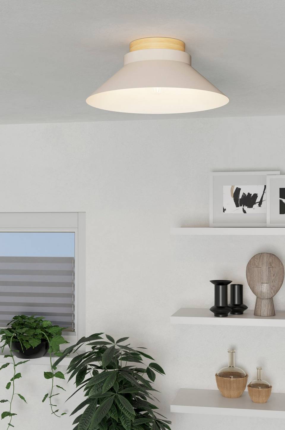 EGLO Plafond Moharras D40, beige från EGLO, bild 5