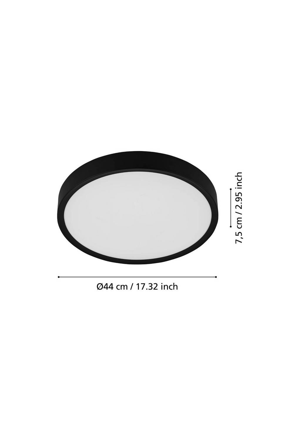 EGLO Plafond Musurita D44, svart från EGLO, bild 5