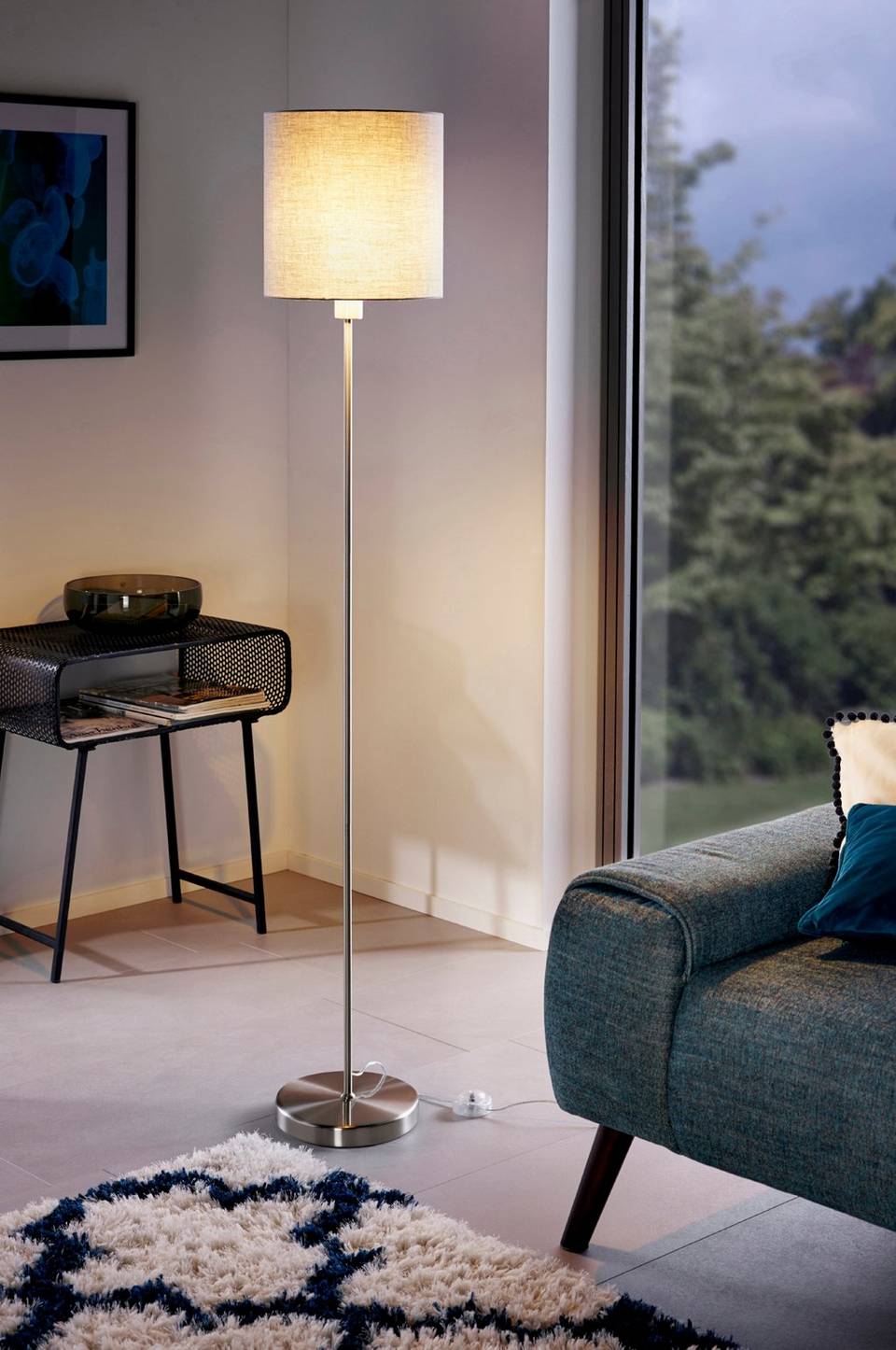 EGLO Golvlampa Pasteri, grå från EGLO, bild 5