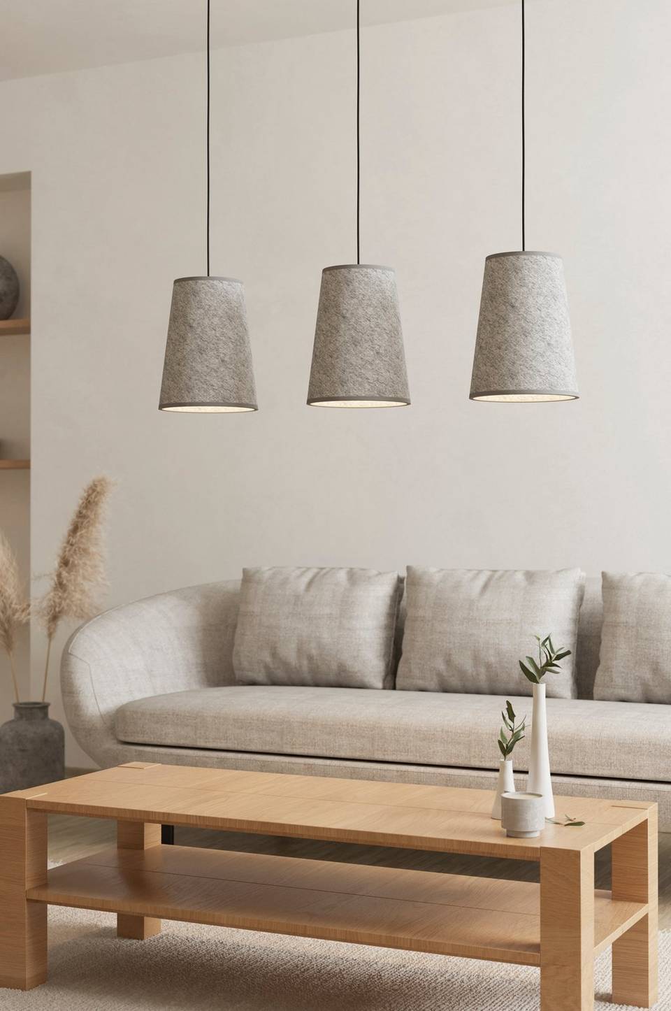 EGLO Pendel Alsager 3-Light, grå från EGLO, bild 5