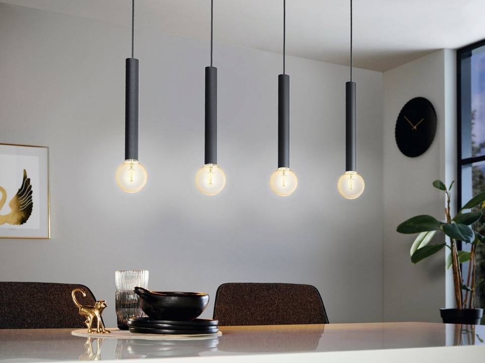 EGLO Pendel Cortenova 3-Light, svart från EGLO, bild 5