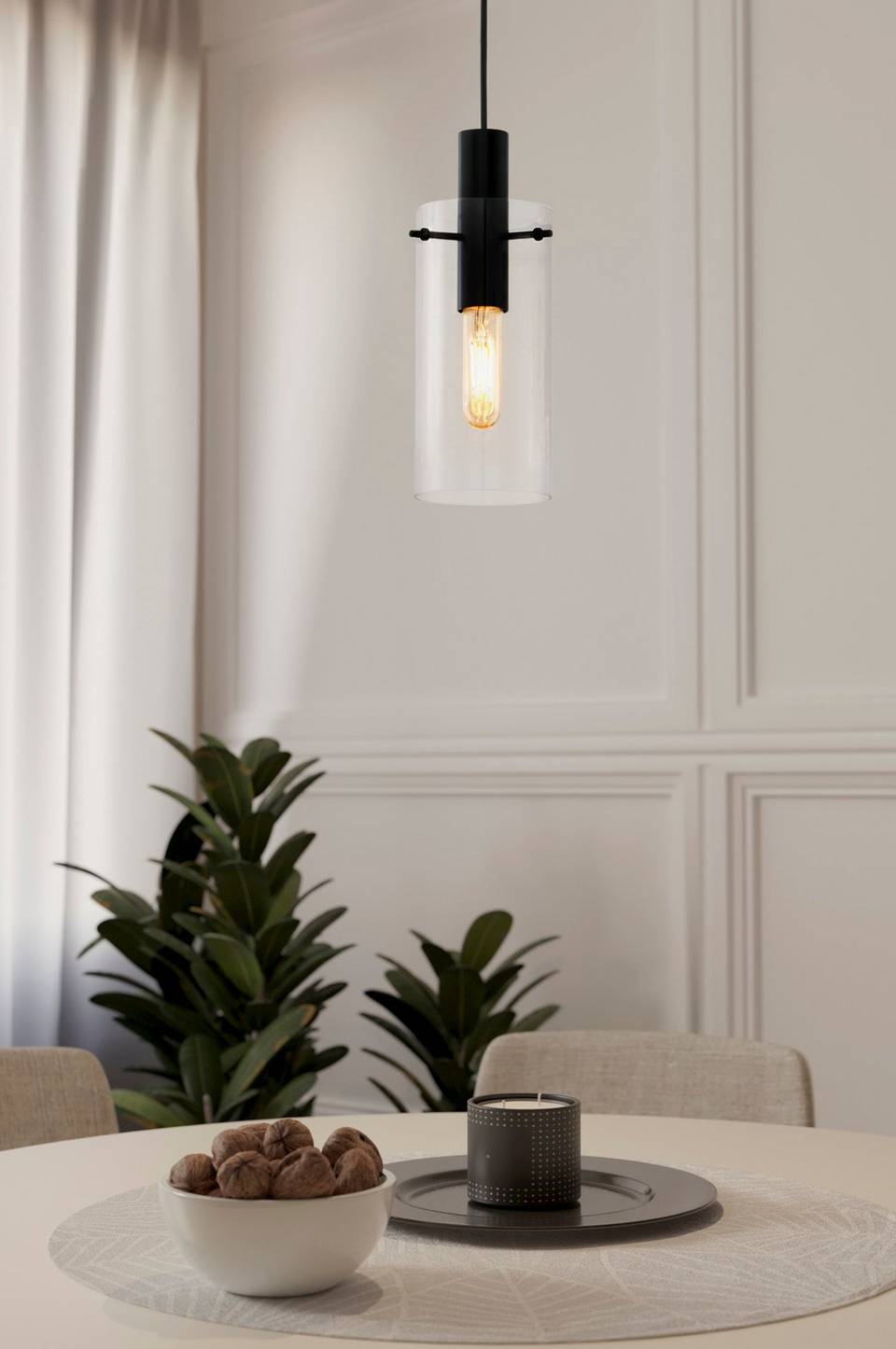 EGLO Taklampa Montefino 1-Light, svart från EGLO, bild 5