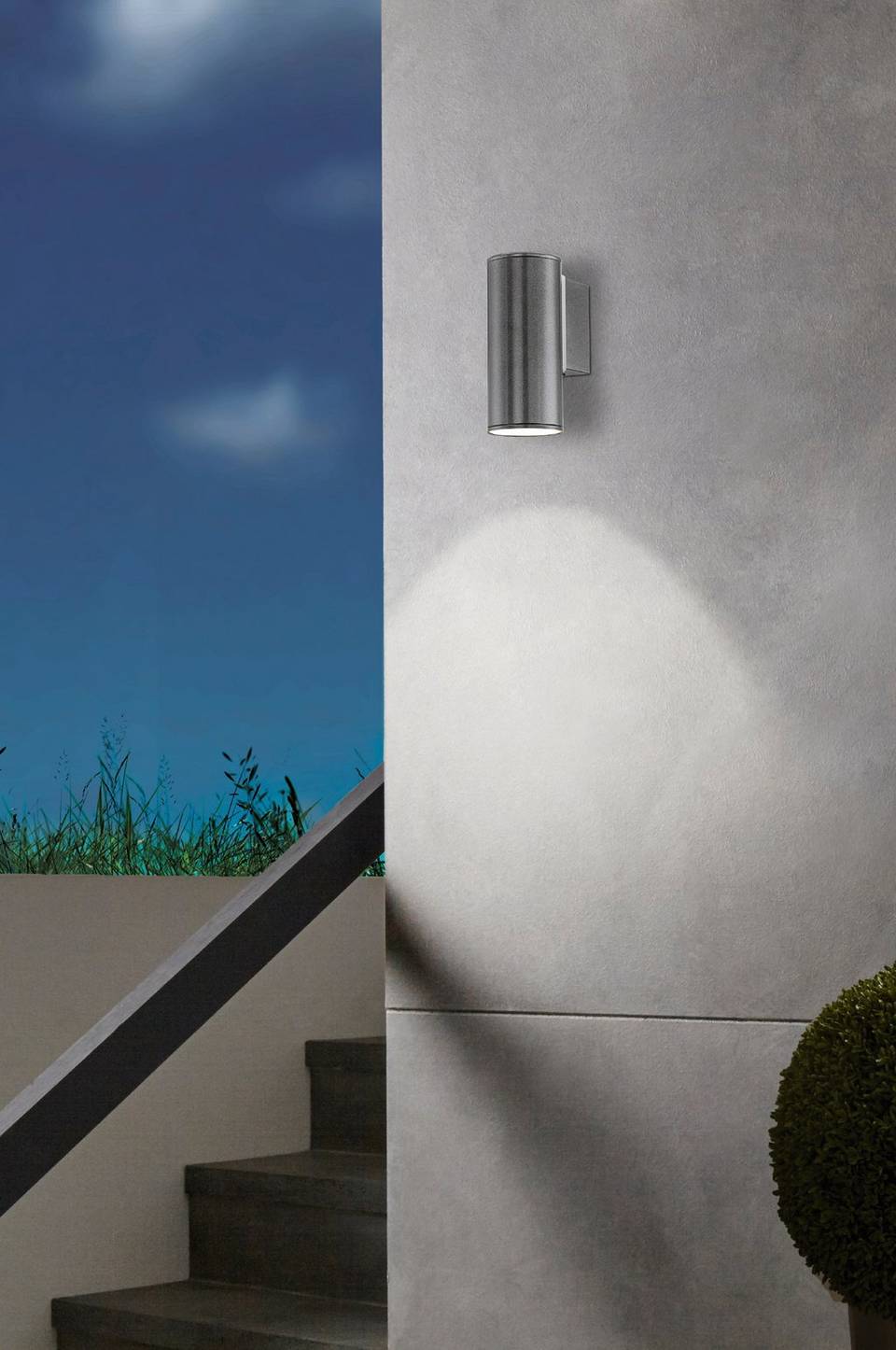 EGLO Vägglampa Riga 1-Light, grå från EGLO, bild 5