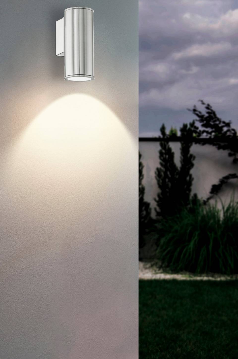 EGLO Vägglampa Riga 1-Light, silver från EGLO, bild 5