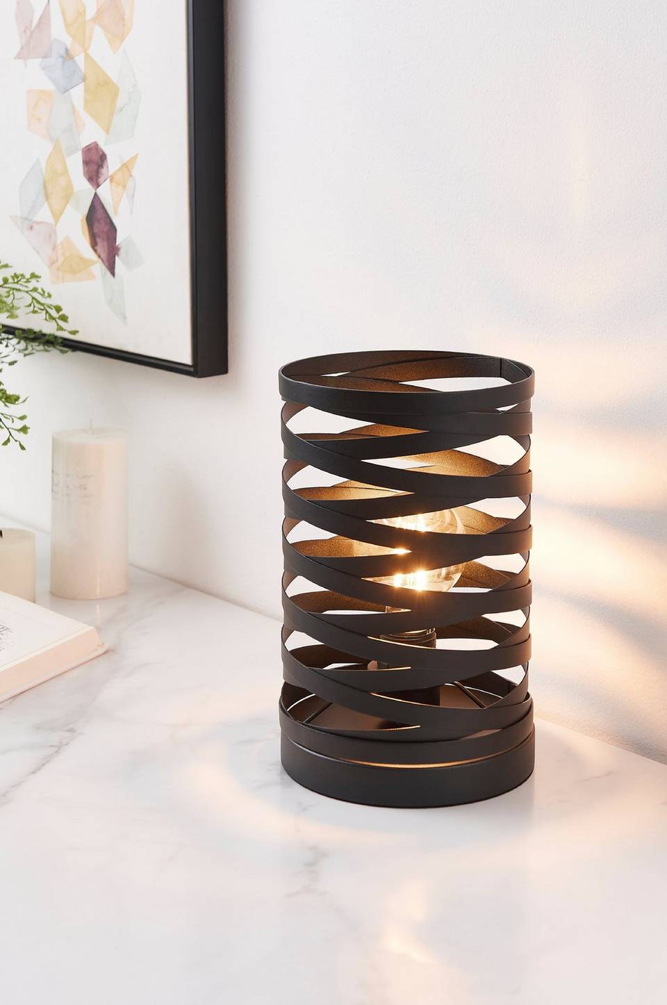 EGLO Bordslampa Cremella, svart från EGLO, bild 5