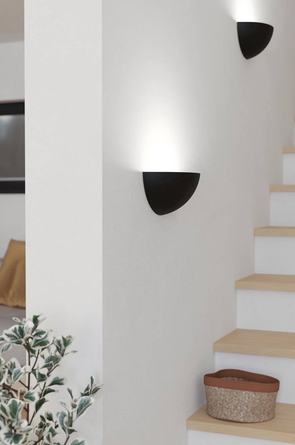 EGLO Vägglampa Tanura, svart från EGLO, bild 5