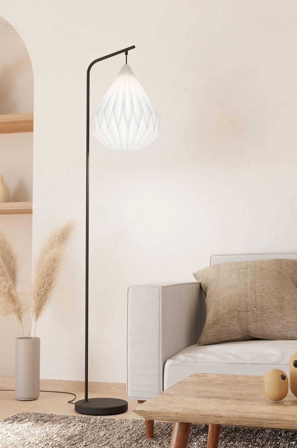 EGLO Golvlampa Minting, vit från EGLO, bild 5