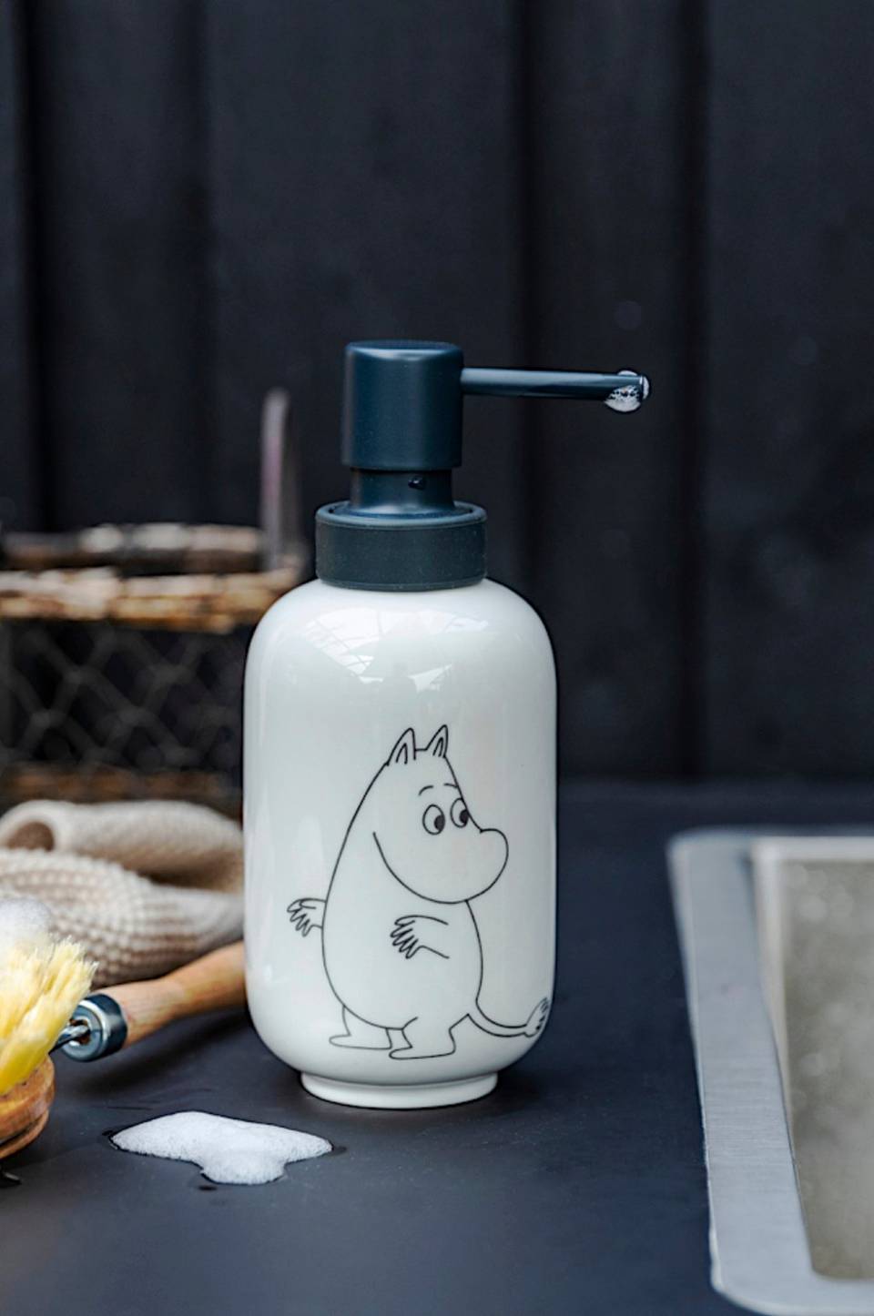 Dsignhouse x Moomin Tvåldispenser Mumin 350 ml, vit från Dsignhouse x Moomin, bild 5