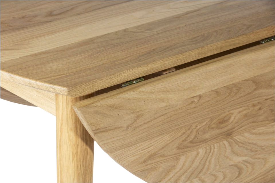 Wood Furniture Runt ekbord, bok Light 90cm, brun från Wood Furniture, bild 5