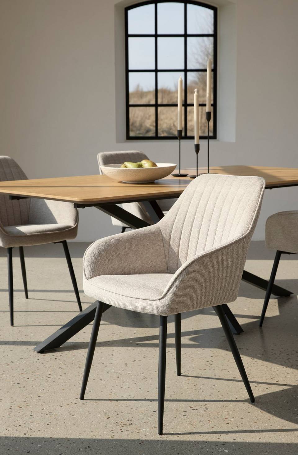 Håum Stol 2-pack Borgholm, beige från Håum, bild 5