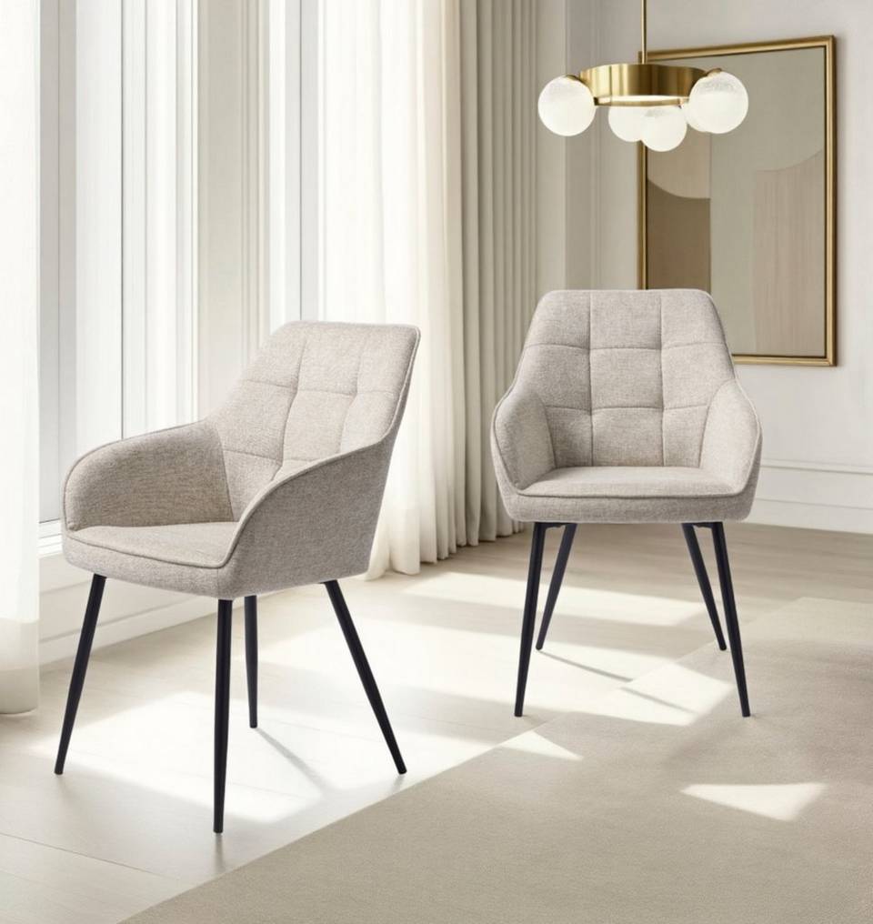 Håum Stol 2-pack Borgholm, beige från Håum, bild 5